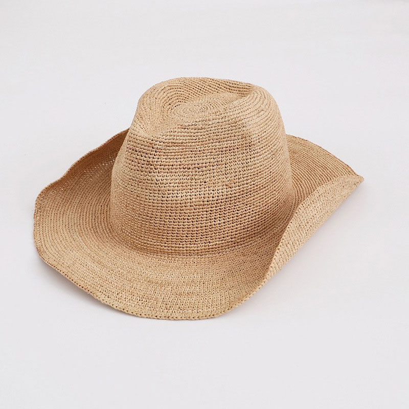 Natürlicher Bast Strohhut für  – Bucket Hat Straw Bewertung und Preis
