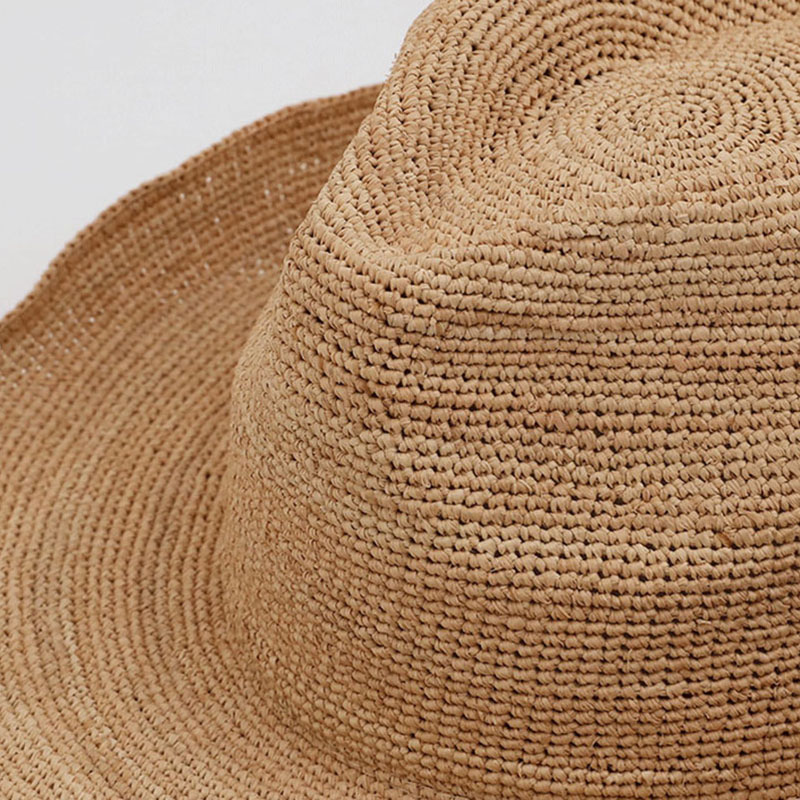 Natürlicher Bast Strohhut für  – Bucket Hat Straw Bewertung und Preis