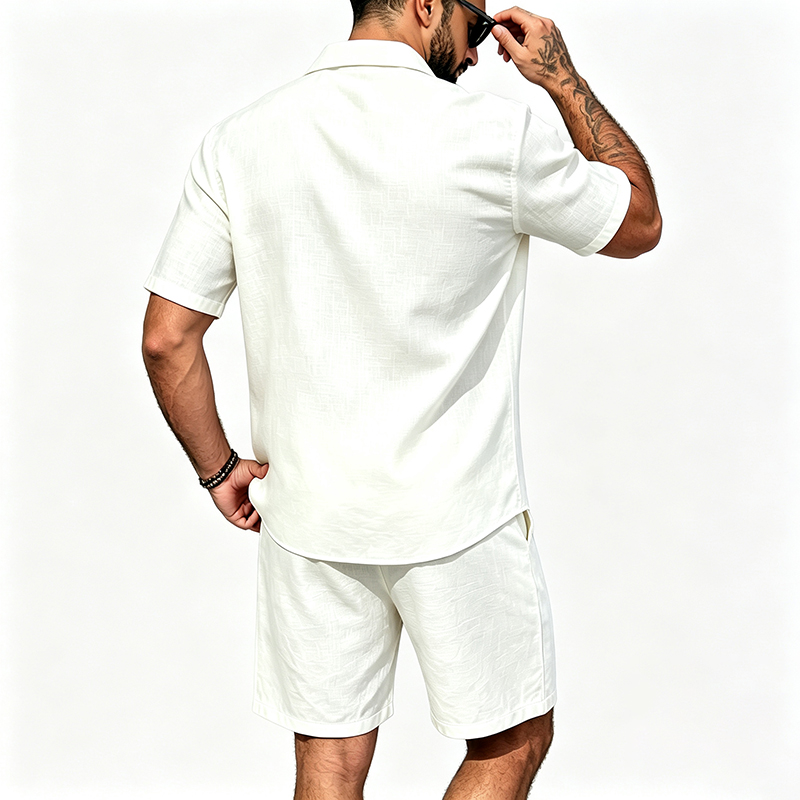 Herren Leinen Zweiteiler Kurza – Short Linen Drawstring Bewertung und Preis