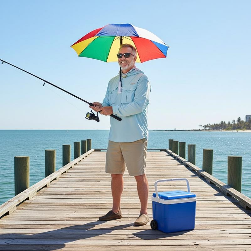@*Am Kopf getragener Regenschi – Bucket Hat Straw Bewertung und Preis