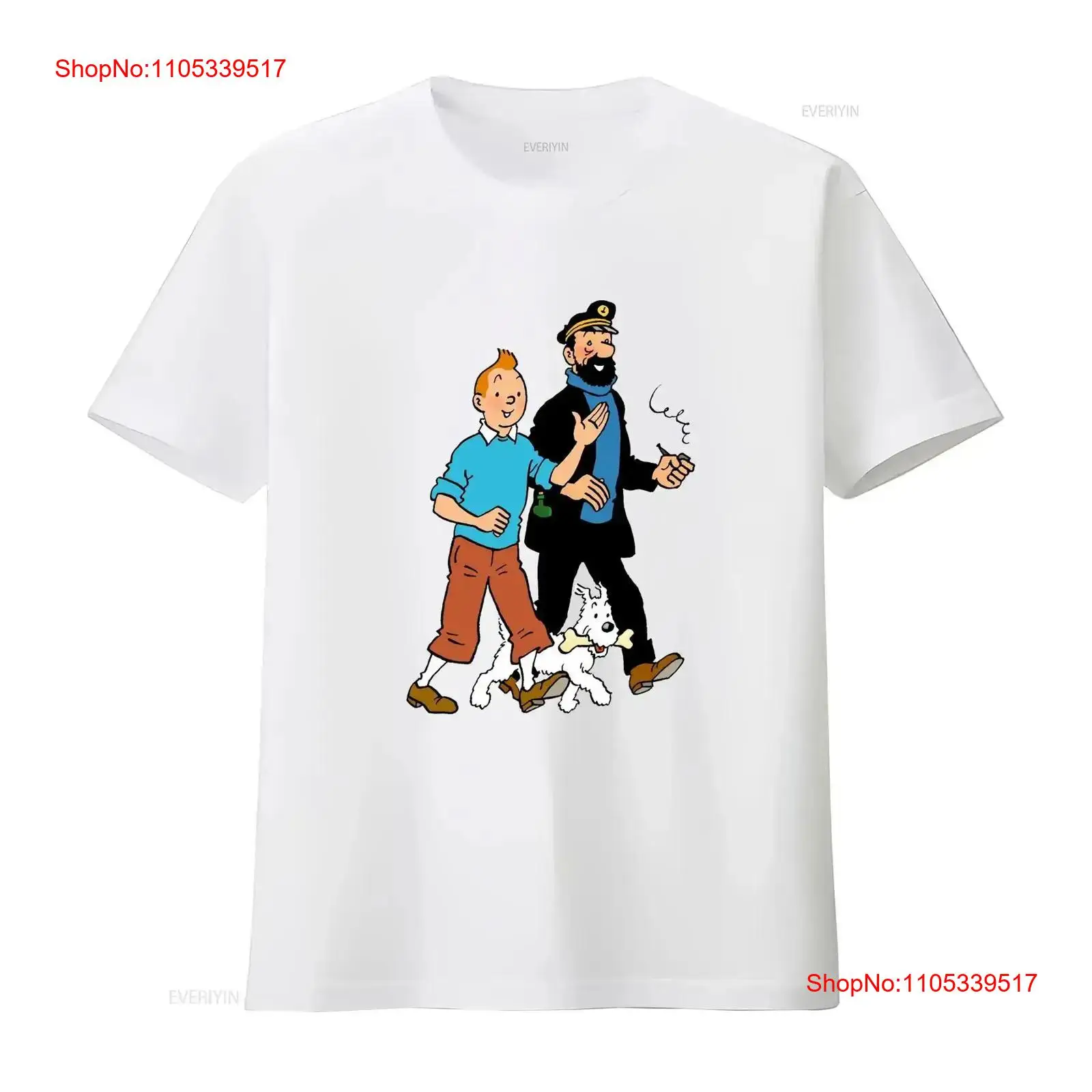 Walking With Captain Haddock C – Tee Graphic Print Bewertung und Preis
