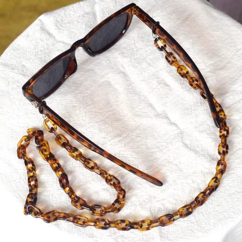 Rutschfeste Leoparden-Acryl-Br – Sunglass Retainer Cord Bewertung und Preis