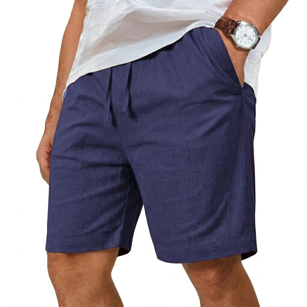 Übergroße Baumwoll-Leinen-Shor – Short Linen Drawstring Bewertung und Preis